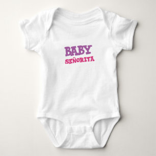 T-shirt Fiesta Baby Bodyfit, Bebê Mexicano