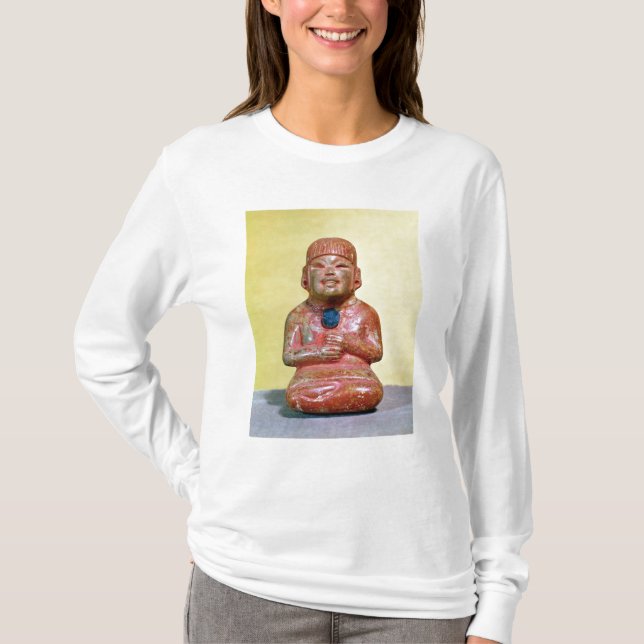 T-shirt Figura assentada, possivelmente uma a mais (Frente)