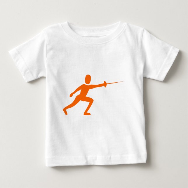 T-shirt Figura de cerca - Laranja (Frente)