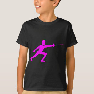T-shirt Figura de delimitação - Magenta