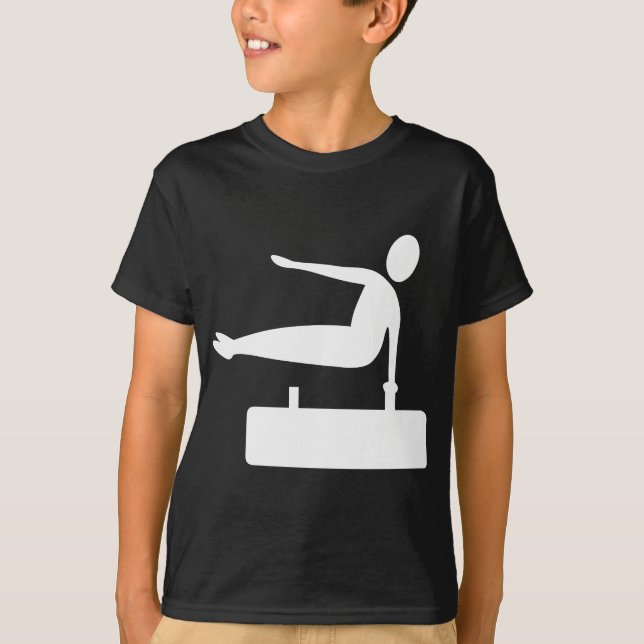 T-shirt Figura de salto - Branco (Frente)