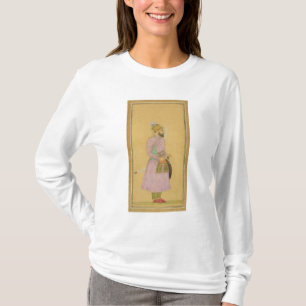 T-shirt Figura ereta de um príncipe de Mughal, do pequeno