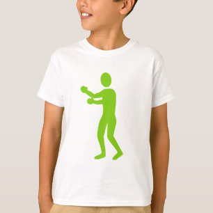 T-shirt Figura in a box - Verde marciano