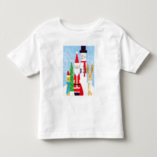 T-shirt Figuras do Natal (Frente)