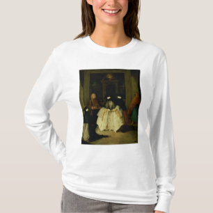 T-shirt Figuras mascaradas em uma casa Venetian do café