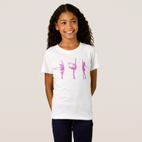 t-shirt "Figure Skating" para raparigas