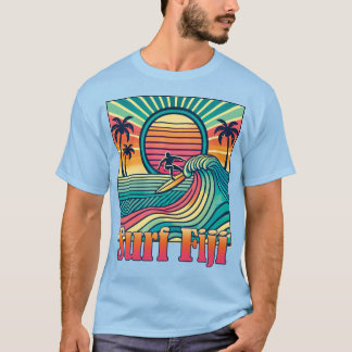 T-Shirt Fiji Surf Retro