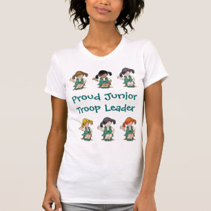 T-shirt Fileiras júniors orgulhosas do júnior do líder 