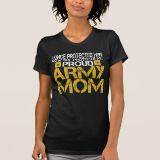 T-shirt Filha orgulhosa da mamã do exército