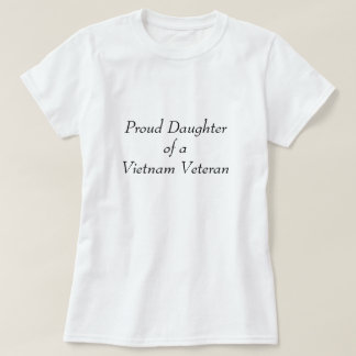 T-shirt Filha orgulhosa de um veterano de Vietnam
