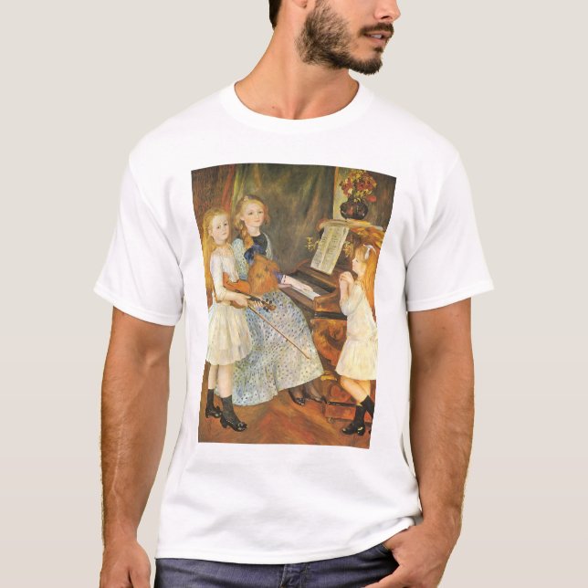 T-shirt Filhas de Catulle Mendes por Pierre Renoir (Frente)