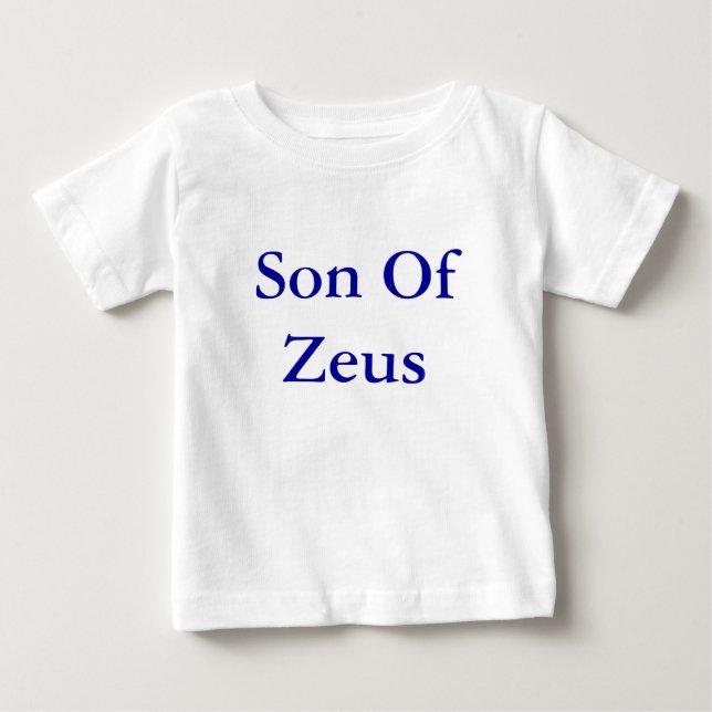 T-shirt Filho da parte superior do bebê de Zeus (Frente)
