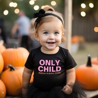 T-shirt Filho Único Expirando Irmã Mais Velha Rosa Engraça
