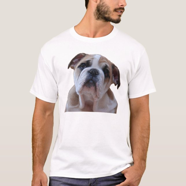 T-shirt Filhote de cachorro 2 do buldogue (Frente)
