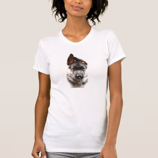 T-shirt filhote de cachorro alemão do shepard