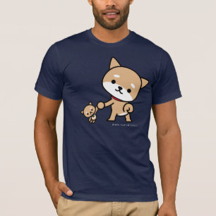 T-shirt - filhote de cachorro com um filhote de