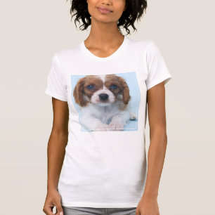 T-shirt Filhote de cachorro descuidado do Spaniel de rei