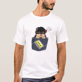 T-shirt Filhote de cachorro do bolso