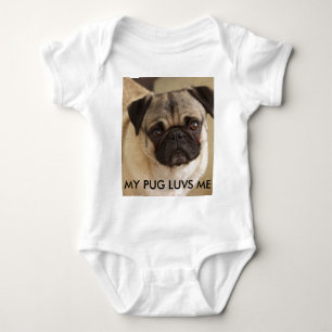 T-SHIRT FILHOTE DE CACHORRO DO CÃO DO PUG