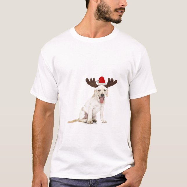 T-shirt Filhote de cachorro do laboratório que veste os (Frente)