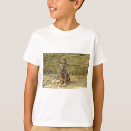 T-shirt Filhote de Lobo Fofo