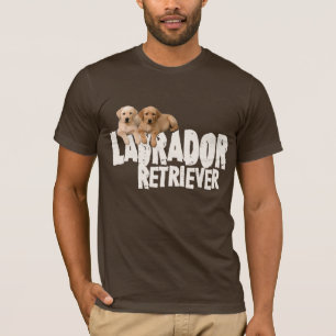 T-shirt Filhotes de cachorro de Labrador