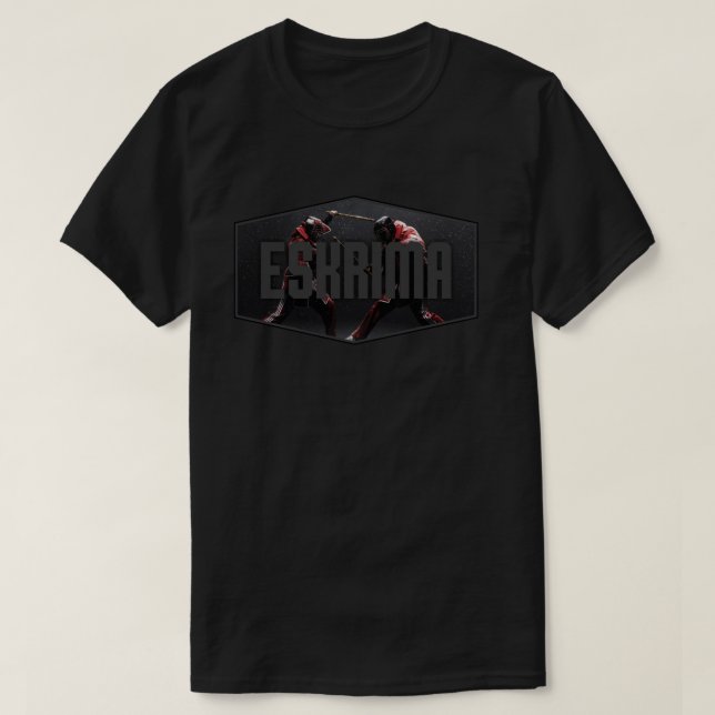 T-shirt filipino do prêmio de Eskrimador das artes (Frente do Design)