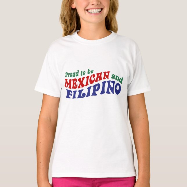 T-shirt Filipino mexicano (Frente)