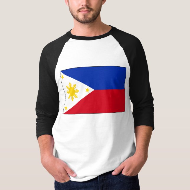 T-shirt filipinos e presentes da bandeira (Frente)