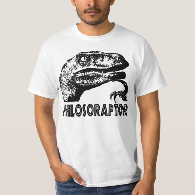 T-shirt Filosoraptor (Frente)
