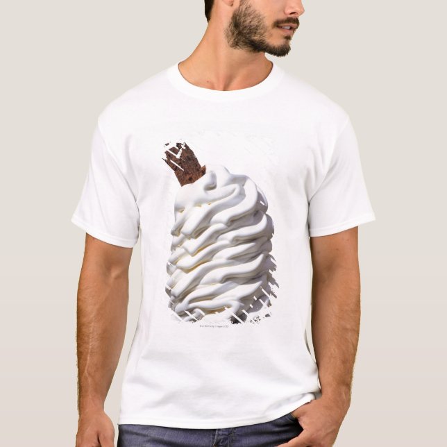 T-shirt Fim-acima do sorvete (Frente)