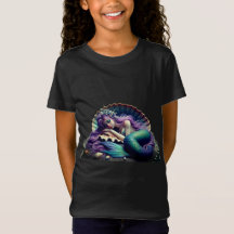 T-Shirt Fine Jersey com sereia para dormir