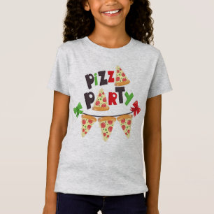 T-Shirt Fine Jersey, das raparigas da Pizza Party