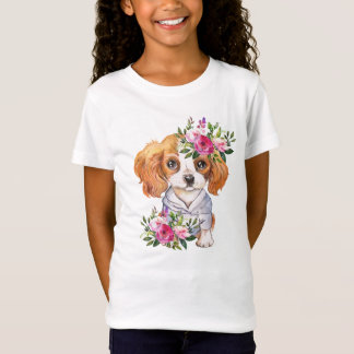 T-Shirt Fine Jersey do Rei Charles Puppy Girls
