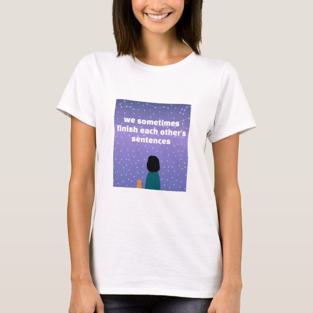 T-Shirt Finish Sentences (light) (Frente)