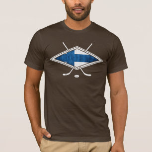 T-shirt finlandês do hóquei em gelo com nome &