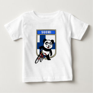 T-shirt Finlândia Ciclismo Panda