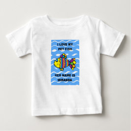 T-SHIRT FINO DO JÉRSEI DA CRIANÇA DOS PEIXES DO