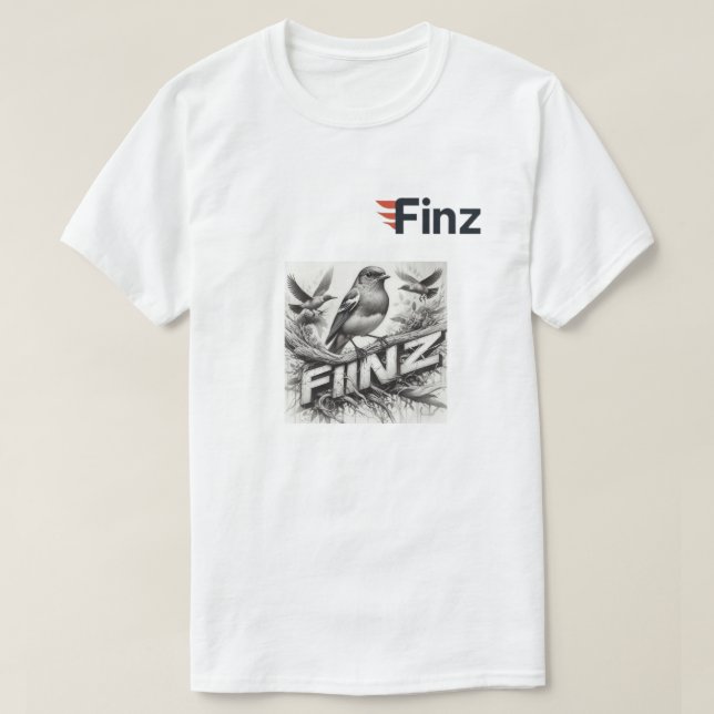 t-shirt Finz (Frente do Design)