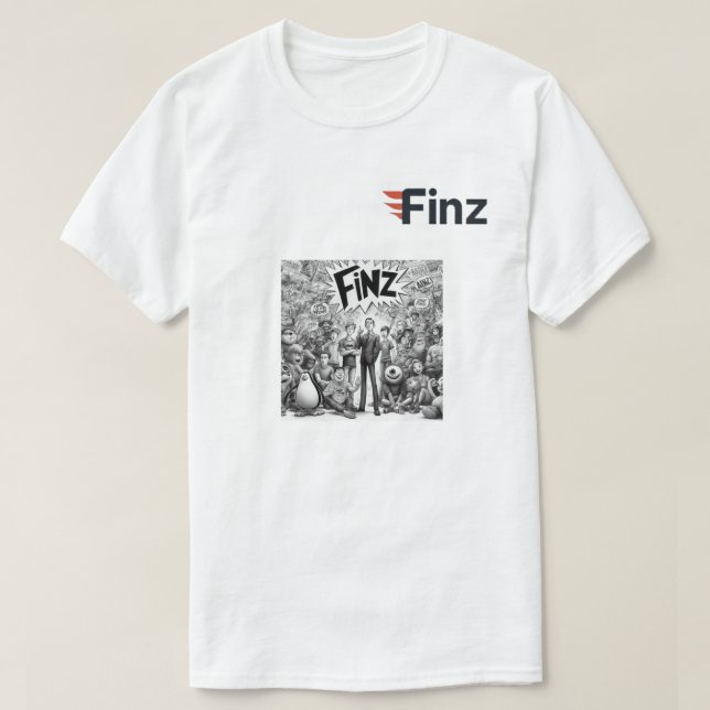 t-shirt Finz (Frente do Design)