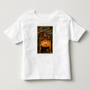 T-shirt Fio alto revolvendo da fonte pirotécnica