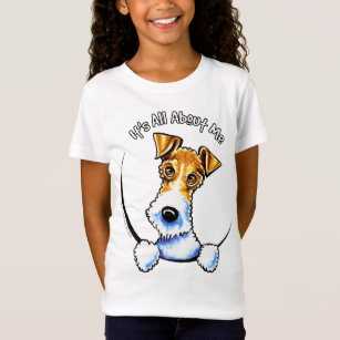 T-shirt Fio Fox Terrier É tudo sobre mim IAAM