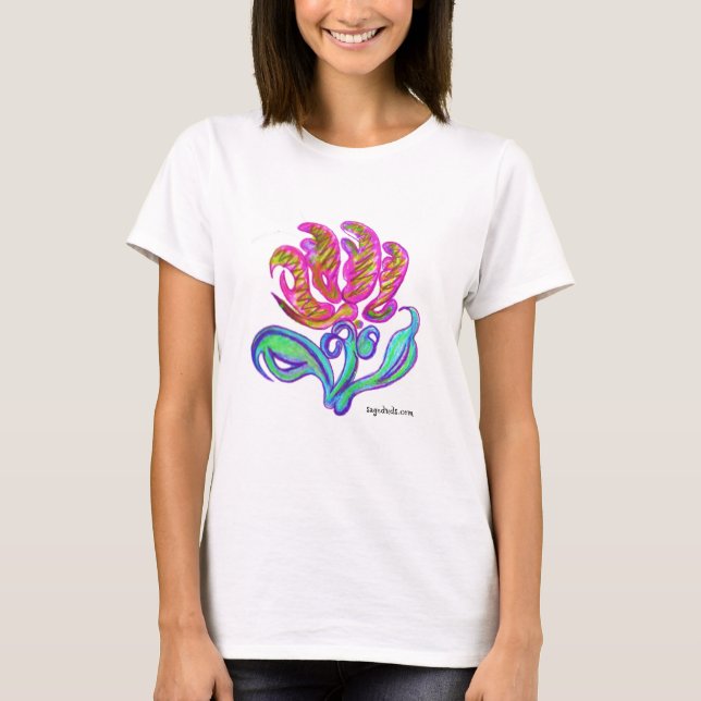 T-SHIRT FIORI (Frente)