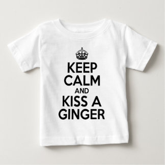 T-shirt Fique calmo e beije um Ginger