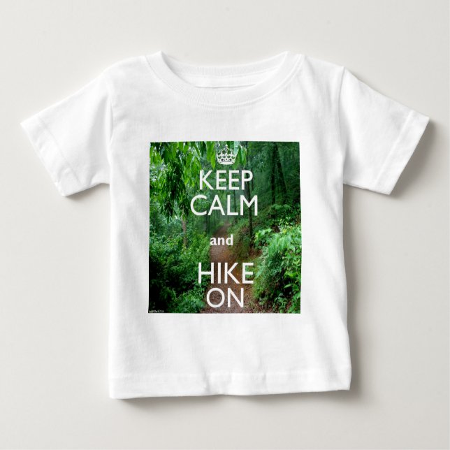 T-shirt Fique calmo e caminhe (Frente)