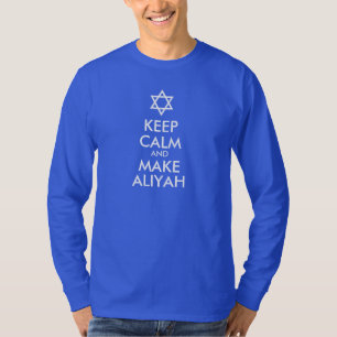 T-shirt Fique Calmo E Faça Aliyah