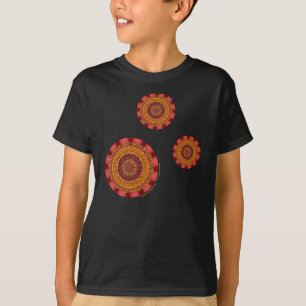 T-shirt Fire Mandala Kid e Baby Dark Shirt