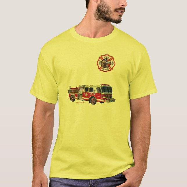 T-shirt Fire_Truck_texturizer (Frente)
