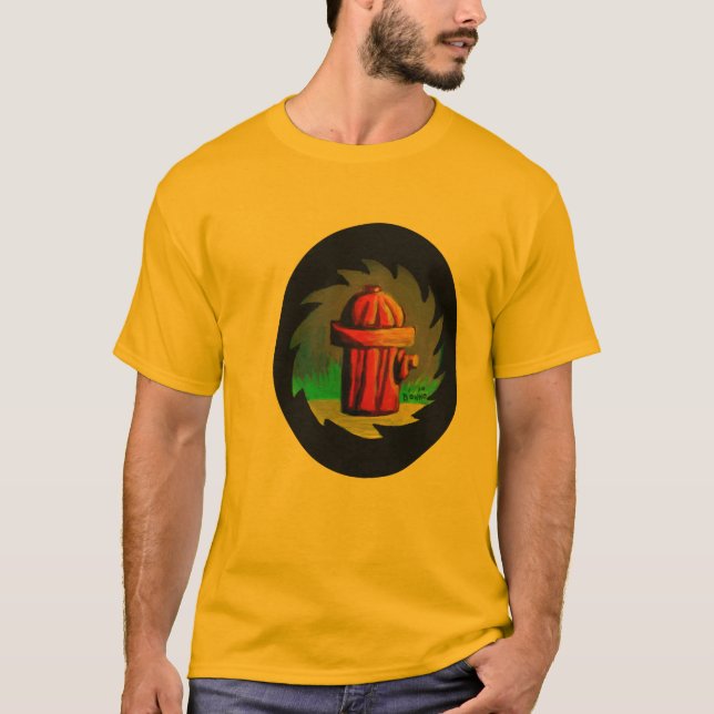 T-shirt Fireplug com raiva (Frente)