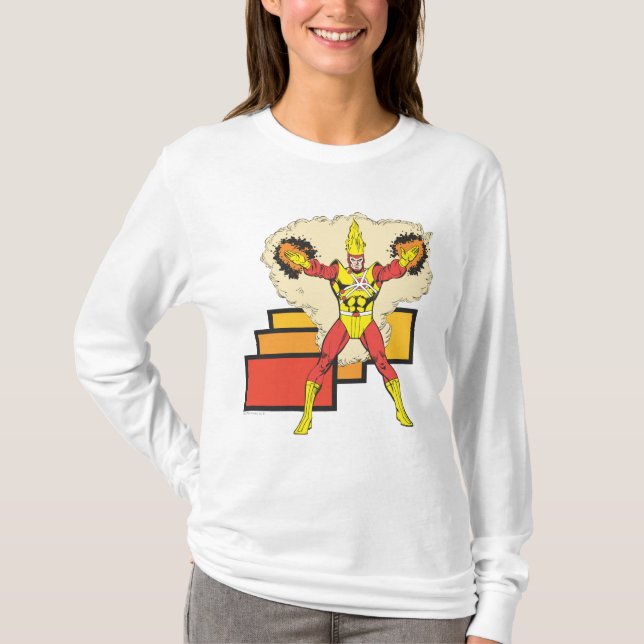 T-shirt Firestorm Em Seu Elemento (Frente)